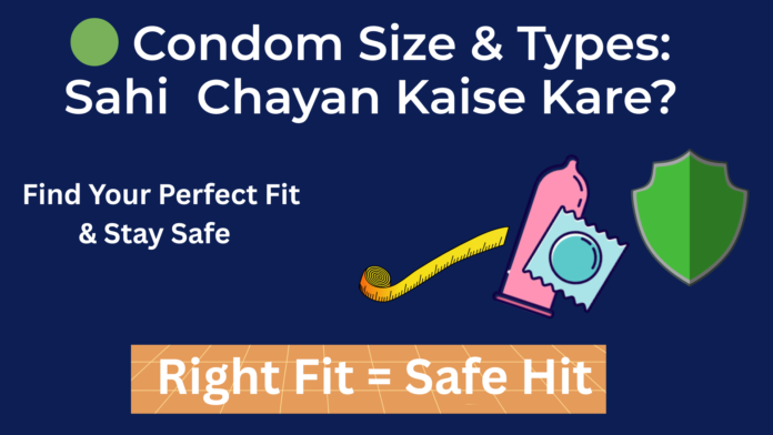 Condom Size & Types: Sahi Chayan Kaise Kare 2025 me?