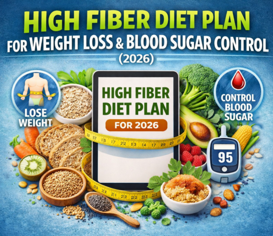 Stop Cravings in 3 Days: High Fiber Diet Plan That Actually Works High fiber foods for weight loss and blood sugar control diet plan 2026