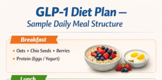 GLP-1 Diet Plan to Stop Hunger Fast (Full Day Meal Plan That Works) GLP-1 Diet Plan (2026)