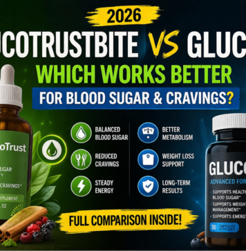 GlucoTrustBite vs Gluco6: Which One Stops Cravings Faster? (2026) glucotrustbite vs gluco6 comparison for blood sugar control and cravings reduction 2026