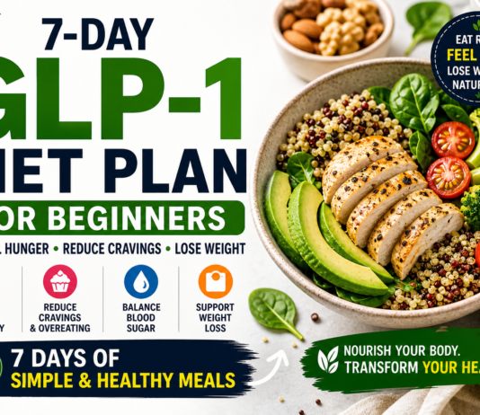 Best GLP-1 Diet Plan for Beginners (7-Day Hunger Control Meal Plan) glp-1 diet plan for beginners 7 day meal plan for hunger control and weight loss