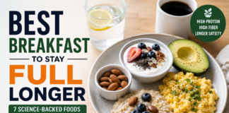 Best Breakfast to Stay Full Longer (7 Science-Backed Foods That Reduce Hunger) Best Breakfast to Stay Full Longer (7 Science-Backed Foods That Reduce Hunger)