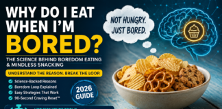 Why Do I Eat When I’m Bored? The Science Behind Boredom Eating & Mindless Snacking (2026 Guide) Why Do I Eat When I'm Bored? The Science Behind Boredom Eating & Mindless Snacking (2026 Guide)